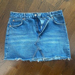 Top Shop Vintage Jean Skirt, size 10